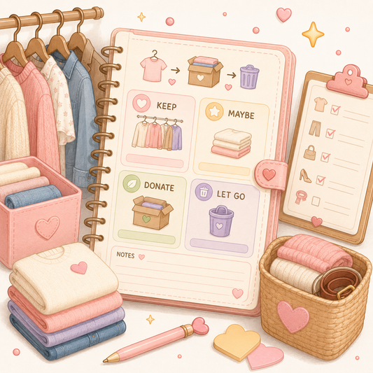 Closet Edit & Declutter Workbook