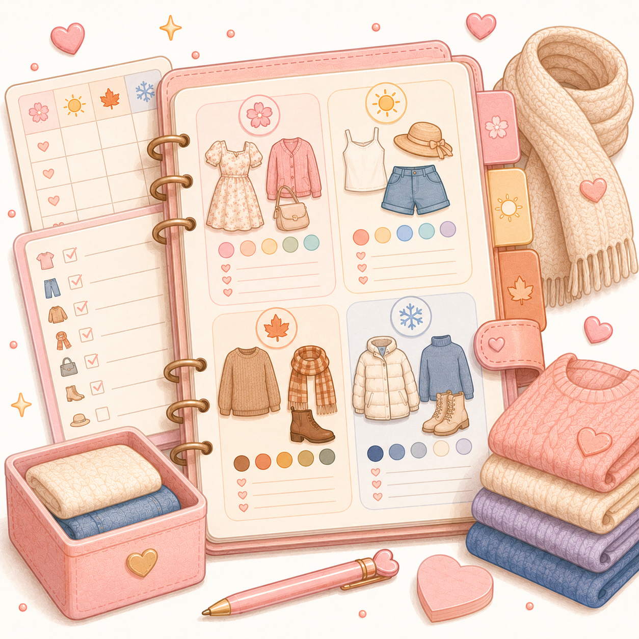 Seasonal Wardrobe Planning Pack